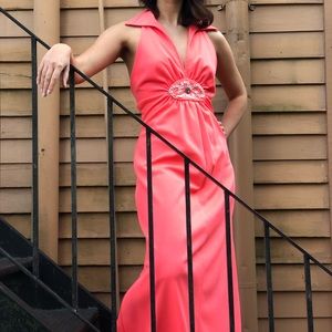 💃🏼 Vintage Neon Pink Disco Dress💃🏼